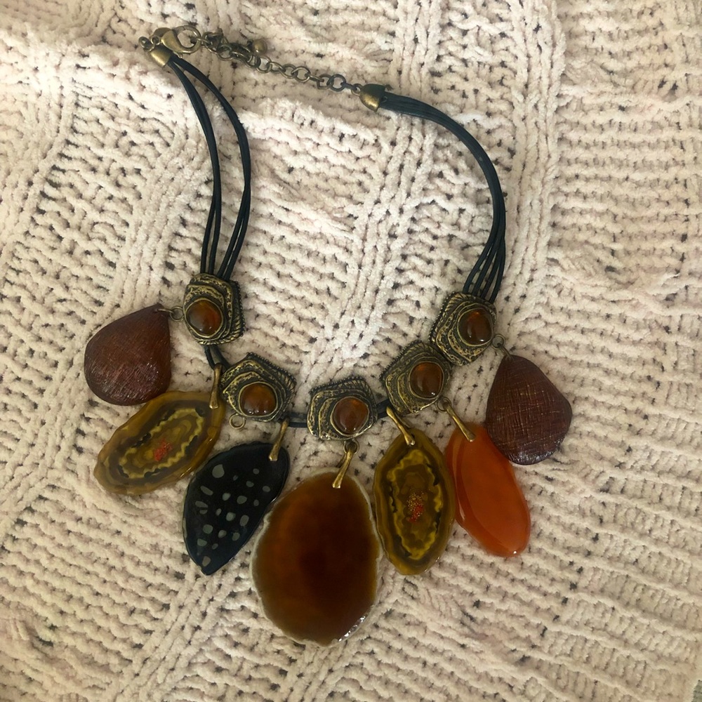 Geode necklace